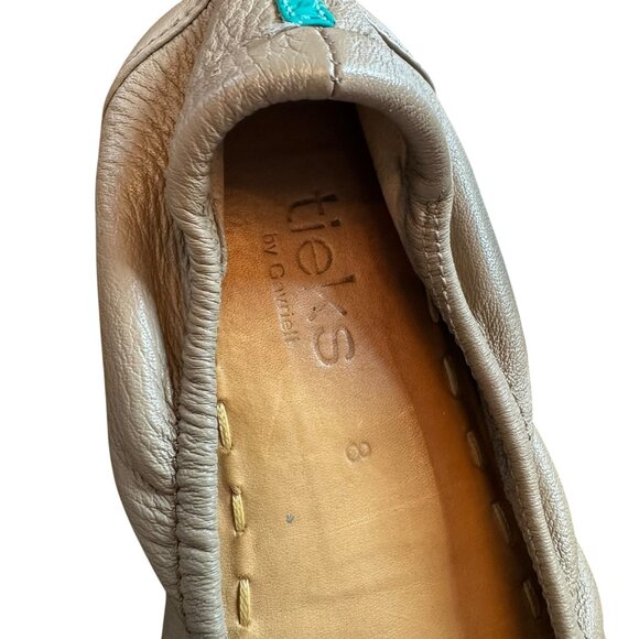 Tieks Taupe Leather Flats Classic Ballet Women's Size 8 AS-IS - Picture 5 of 9